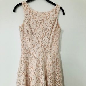 Light pink lace dress